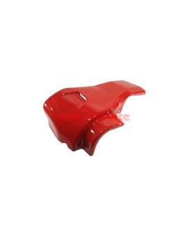 Motorabdeckhaube mit Luftschlitz rot