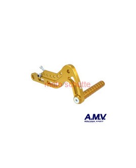Alu-Gaspedal AMV Gold